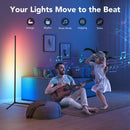 RGB Corner Floor Lamp, Support App, Music Sync