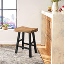 Farmhouse Kitchen With OAK Bar Stools Set of 2
