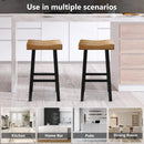 Farmhouse Kitchen With OAK Bar Stools Set of 2