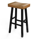 Farmhouse Kitchen With OAK Bar Stools Set of 2