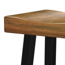 Farmhouse Kitchen With OAK Bar Stools Set of 2