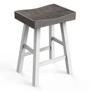 Farmhouse Kitchen With OAK Bar Stools Set of 2