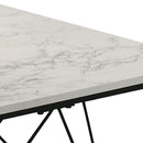 Whetstone 31.5" 3-Piece Coffee Table Set with Angular & Geometric Metal Base