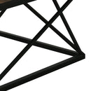 Borup Rustic 31.5" 3-Piece Coffee Table Set with Decorative Wrought Metal Side