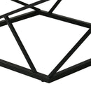 Borup Rustic 31.5" 3-Piece Coffee Table Set with Decorative Wrought Metal Side