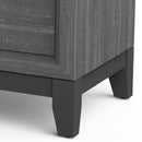 Furniture of America Lucien Modern Wood Nightstand with 2 Drawers