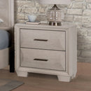 Hinwitz Transitional Solid Wood 2-Drawer Nightstand