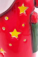 Christmas Ceramic Ornament - Red Gnome by Wizardi F07N7-1