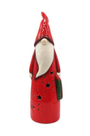 Christmas Ceramic Ornament - Red Gnome by Wizardi F07N7-1