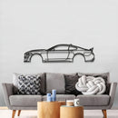 Mustang Shelby GT500 Detailed Metal Car Wall Art - MT1059