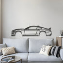 Mustang Shelby GT500 Detailed Metal Car Wall Art - MT1059