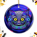 Cheshire Cat Christmas Ornament