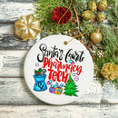 Santa’s Favorite Pharmacy Tech Christmas Ornament, Pharmacist Technician Day Appreciation Gift Idea