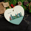 Seoul Christmas Ornament, Capital of South Korea Christmas Decoration