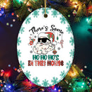 There’s Some Ho Ho Ho’s in this House Christmas Ornament, Dirty Joke Funny Gift
