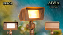 FPB01 Brass Rectangular LED Directional Flood Light Adjustable Lighting