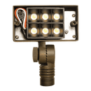 FPB02 Cast Brass Flood Light | 2W-7W 3000K Warm White Integrated LED Low Voltage Landscape Light