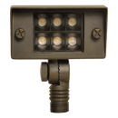 FPB02 Cast Brass Flood Light | 2W-7W 3000K Warm White Integrated LED Low Voltage Landscape Light