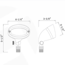 FPB03 Brass Oval LED Directional Flood Light Adjustable Lighting