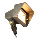 FPB05 Cast Brass Rectangular LED Directional Flood Light Adjustable Landscape Lighting