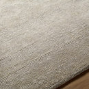 Brockton Solid Gray Wool Rug