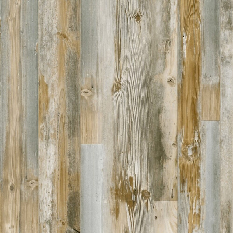 Silverlake Gray Cottage Pine 7.1"x48" Waterproof Click Lock 20MIL Wearlayer Luxury Vinyl Plank Flooring - Dekorman Collection wall view