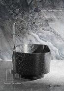 Coesistere 67" Freestanding Forged Carbon Fiber Bathtub