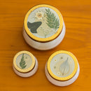 Accent Pressed Floral Candle - Forest