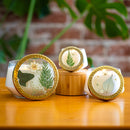 Petite Pressed Floral Candle - Forest