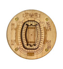 Tallahassee, Florida Coaster Art (Doak S. Campbell Stadium)