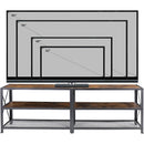 55-inch Industrial Style Metal Wood TV Stand for TV up to 65-inch