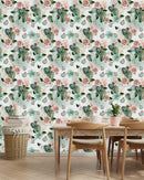 Roses with Cactus Wallpaper