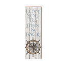 Love you to Lewes and Back | Wall Art Print on Real Wood