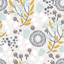 Light Color Wallpaper with Herbs
