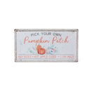 Lovecup Pumpkin Patch Iron Sign L254