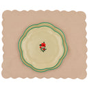 Fabled Flora Scalloped Dinner Plate - Case of 12 Plates (+3 Bonus Plates)