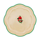Fabled Flora Scalloped Starter Plate - Case of 12 Plates (+3 Bonus Plates)