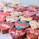 Fabric-Faced Hearts ✨ Quilted Collection