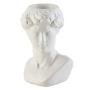 Face Statue Ceramic Decor | 5.5" Tall David Bust Greek Roman Statue