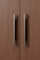Dark Bronze "Facet" Drawer Pulls