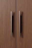 Dark Bronze "Facet" Drawer Pulls