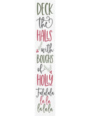 Falalala Christmas Porch Sign