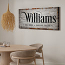 Family Sign XXIV