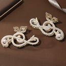 Treble Clef Hair Clip – Crystal Rhinestone Music Note Barrette