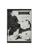 Faribault Boston Cape Cod  and Islands Map Wool Throw