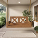 Porchgate Amish Heavy Duty 700 Lb 4-Foot Farmhouse Porch Swing - Dovetail Grey