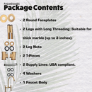 Antique Brass Kitchen Faucet - Unlacquered Brass Kitchen Faucets