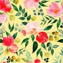 Yellow Floral Wallpaper
