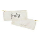 Fearless Cotton Canvas Pencil Case and Travel Pouch