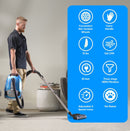 Prolux Tritan Canister Vacuum with Sealed HEPA Filtration and 12 Amp Motor